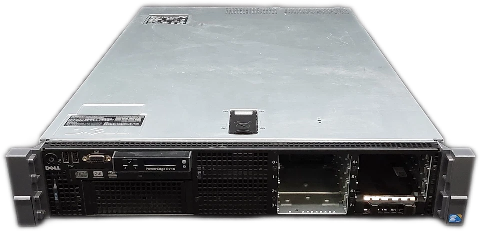 Dell PowerEdge R710 (2x) Xeon E5520 @2.27GHZ 64Gb DDR3 PERC6i  - Image 2 of 4