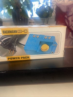 Bachmann #6605 Power Pack Model Train Hobby Transformer HO & N Scale BLUE 