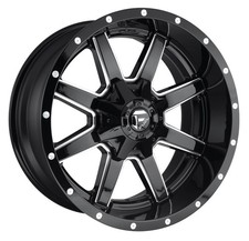 Fuel 1pc D610 Maverick 17x9 5x4.5 5x5.0 Gloss Black Milled Wheel 17 -12mm Rim Fuel 1pc D610 Maverick 17x9 5x4.5 5x5.0 Gloss Black Milled Wheel 17 -12mm Rim