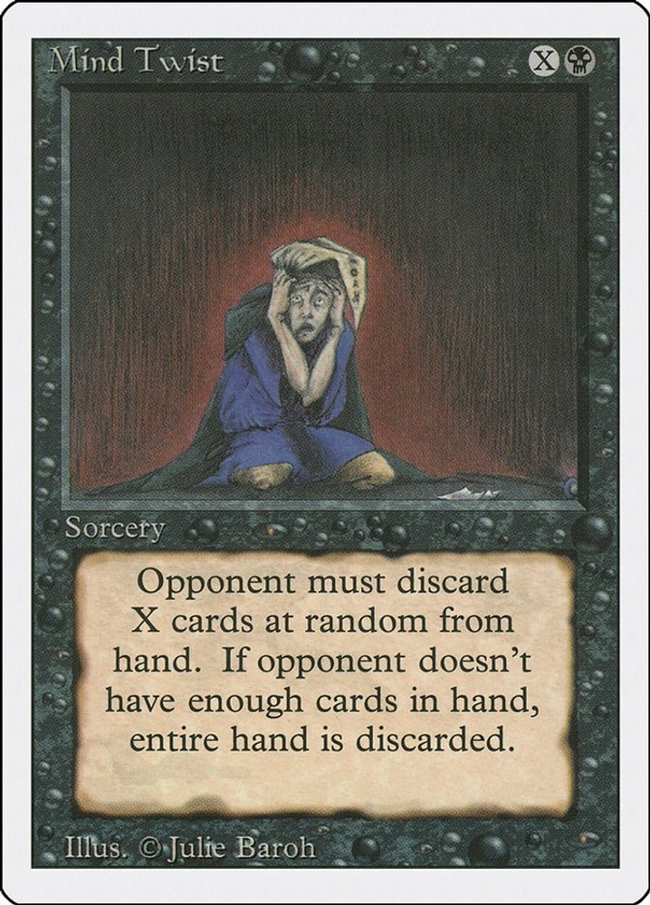 Mind Twist Revised Edition MTG 117 HP