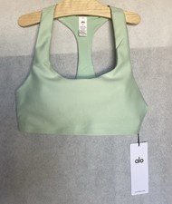 ALO Yoga Size M Spearmint Green Advantage Racerback Sports Bra NWT