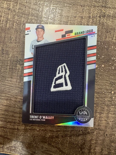 2026 PANINI USA STARS STRIPES PRIZM TRENT O'MALLEY BRAND LOGO JUMBO PATCH SP #/7