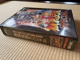 Fatal Fury Special Neo Geo AES SNK 1993 CIB Soft Case Box Manual Japan Tested