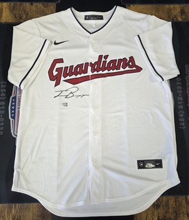 Travis Bazzana Signed Autographed Authentic Nike Jersey Guardians (Fanatics)