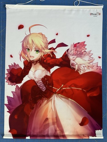 Fate/Extra Nero Claudius Saber B2 Size Tapestry Wall Scroll Type Moon Exhibition