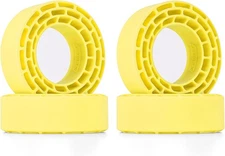 INJORA Silicone Rubber Inserts for 68-72mm 1.3" Tires, 4pcs (Yellow) Yellow 