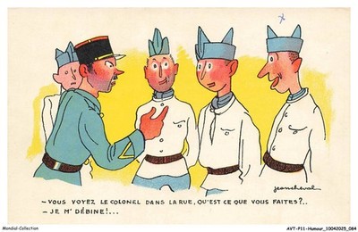 AVTP11-0629-HUMOUR - Vous Voyer Le Colonel IN die -straße - Qu'Est Ce Das Vous F