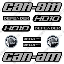 Fits Can-Am Commander HD10 Decal Kit UTV - GREY- 7 YEAR OUTDOOR 3M VINYL!
