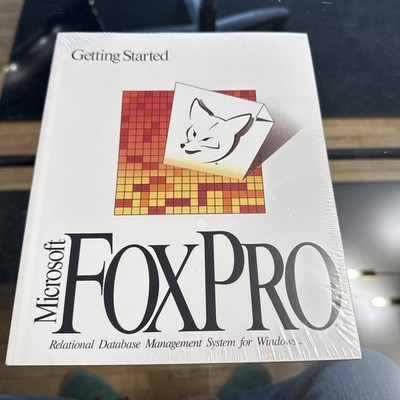 SEALED FoxPro Getting Started Softcover Microsoft