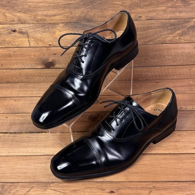 Florsheim Comfortech MemoryFoam Black Leather Oxford Dress 