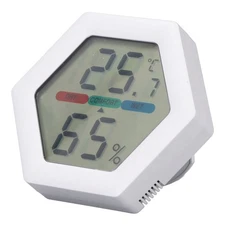 Digital Indoor Hygrometer Thermometer Comfort Indicator Clear Display Versatile