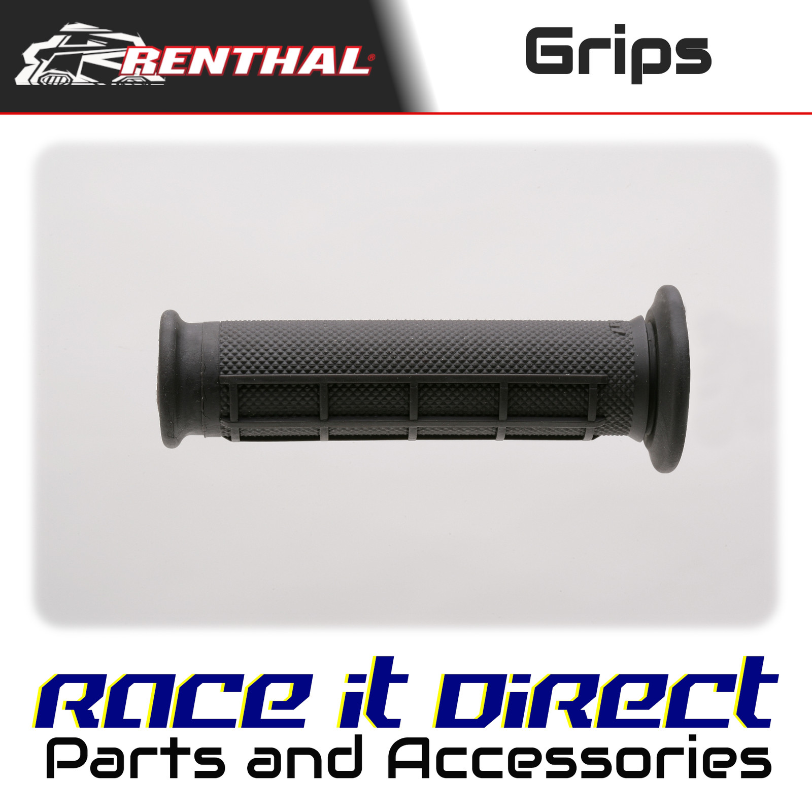 Renthal Grips G113 Firm-Dark Grey Diamond Waffle G113