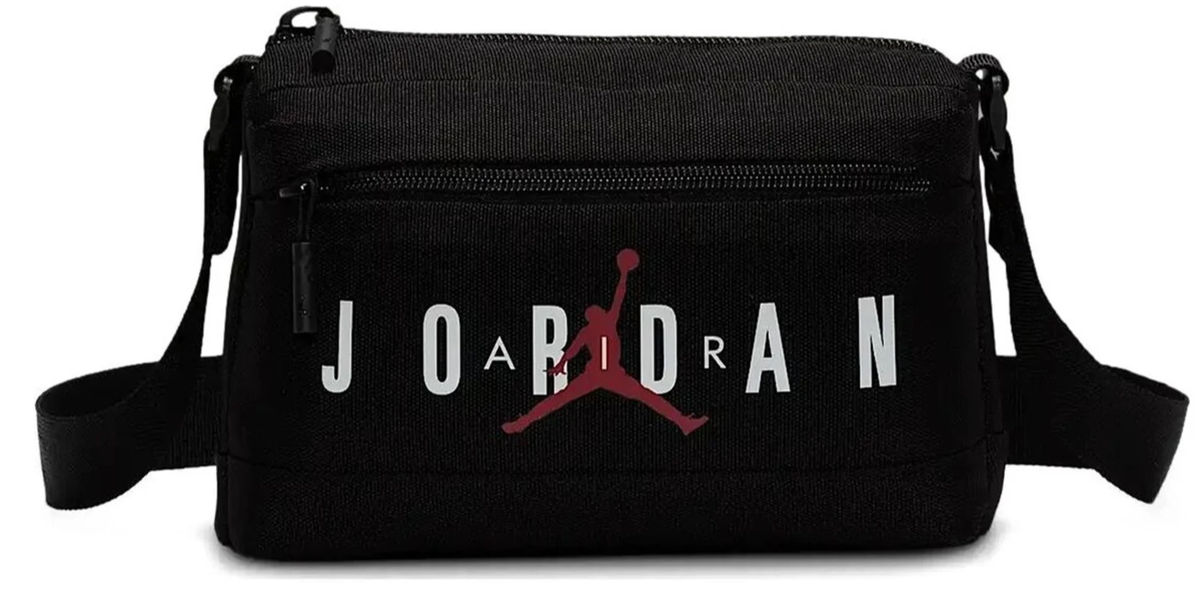 Nike Jordan UNISEX Body Bag 3.3L HBR BLACK ZIP CROSSBODY SM9031