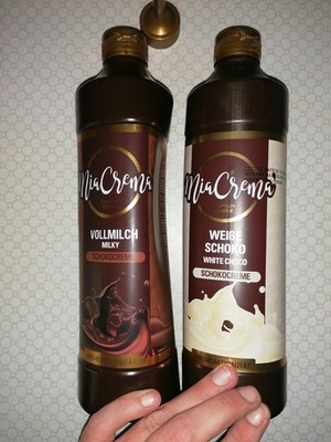 4x Mia Crema Schokocreme Vollmilch & Weiß 1kg Neu OVP Premium Qualität NEU