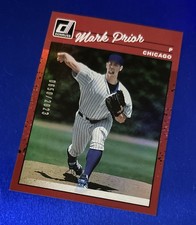 2023 Donruss Baseball Retro Base Holo Red #270 Mark Prior /2023 - Chicago Cubs