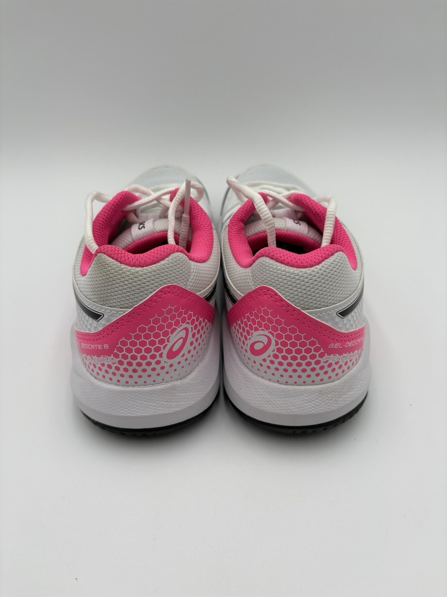 ASICS ホワイト ピンク オープンバック水着 ASICS Gel Dedicate 8 Pickleball Shoes Women's Size 8 White Pink