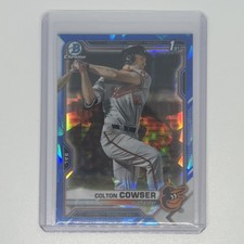 2021 Bowman Chrome 1st Draft Sapphire - #BDC-166 Colton Cowser RC Rookie Orioles