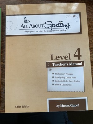 All About Spelling Level 4 Bundle - Color Edition, NEW, Never Used