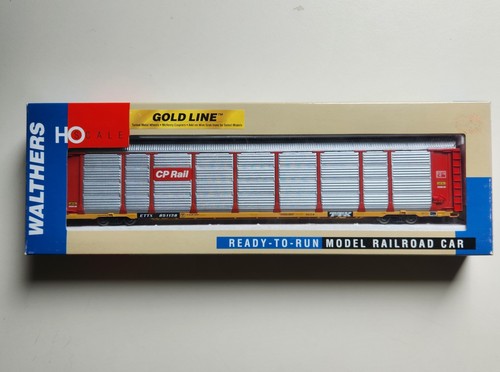 Walthers Gold Line HO Thrall 89' Tri-level Auto Carrier CP rail #851138 | Zustand: Used