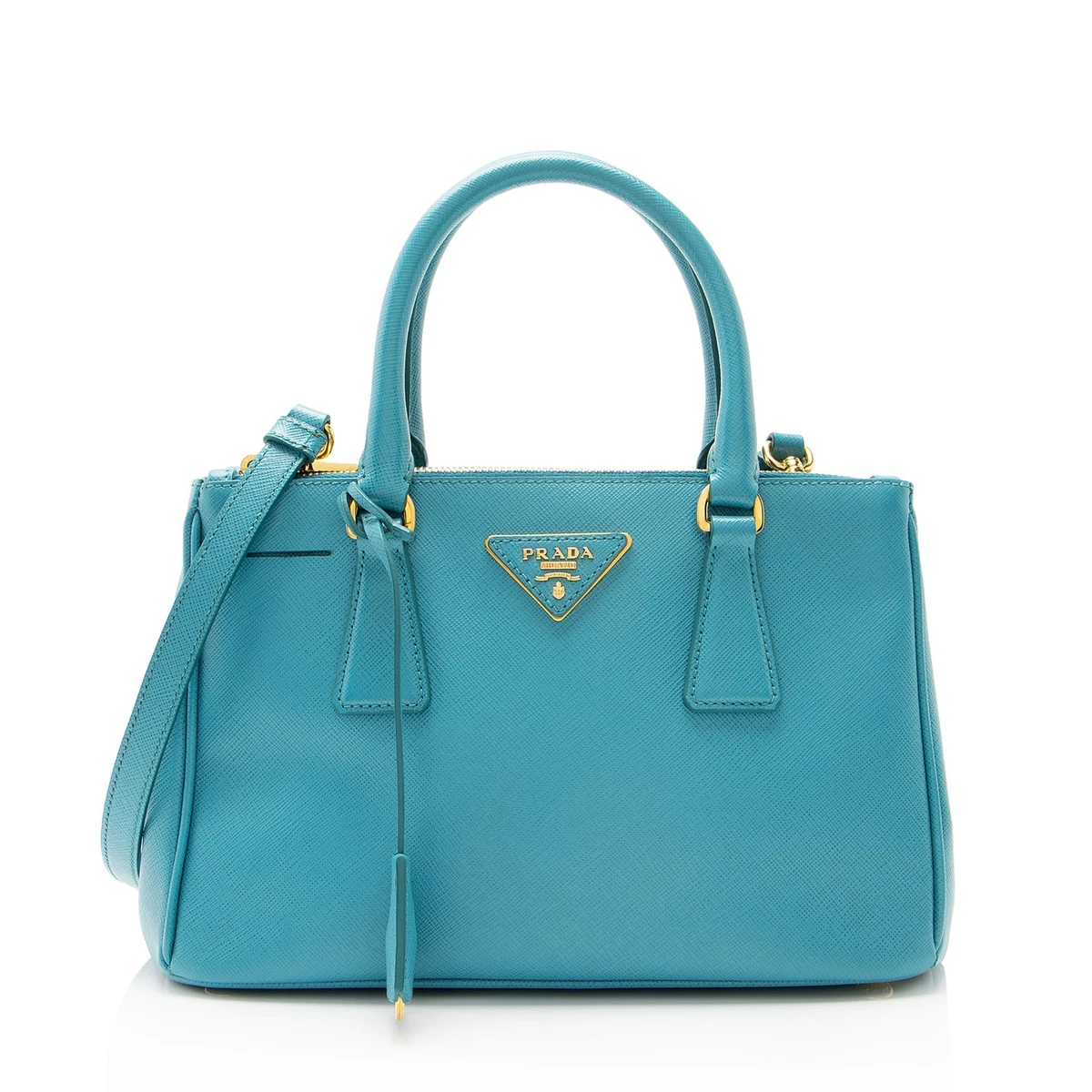 PRADA Leather Exterior Blue Bags & Handbags for Women for sale | eBay