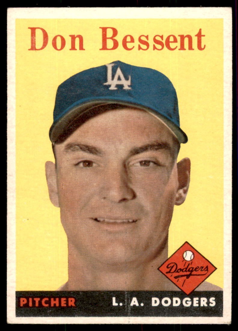 Don Bessent #401 Baseball Cards 1958 Topps trading card — raw and PSA graded price guide
