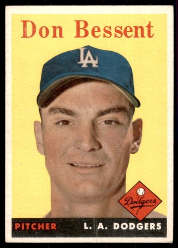 Don Bessent #401 1958 Topps card