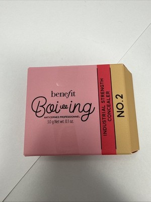 BENEFIT Boi-ing Industrial Strength Concealer No.2 Full Size SEALED