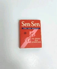 Vintage Sen Sen Licorice Breath Freshener 10 Cent Box