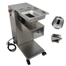 12mm QE Commercial Meat Slicer Cutter Pork Beef Cutting Machine 110V 500KG/H New