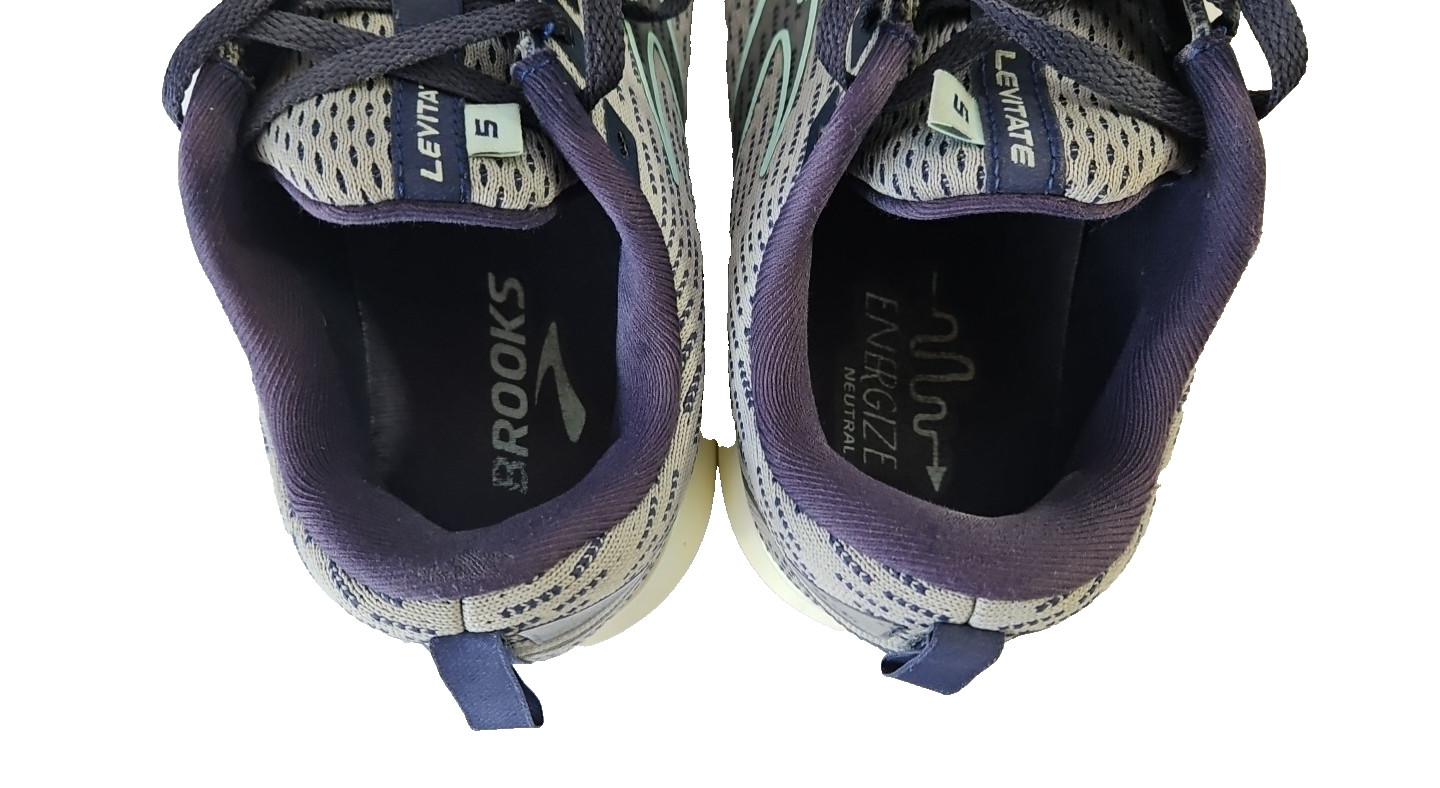 Brooks Running Shoes  Levitate 5 Womens Size 9 Gray and Teal Walking Sneaker  thumbnail 5