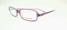 Emanuel Ungaro occhiale Da Vista rettangolare viola rosa celluloide leggero