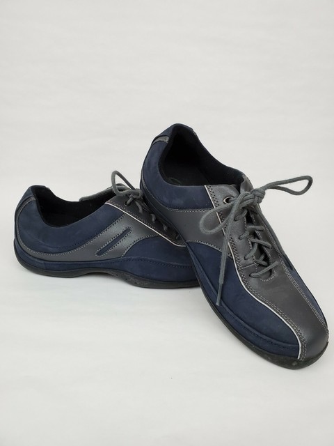 clarks navy leather shoes