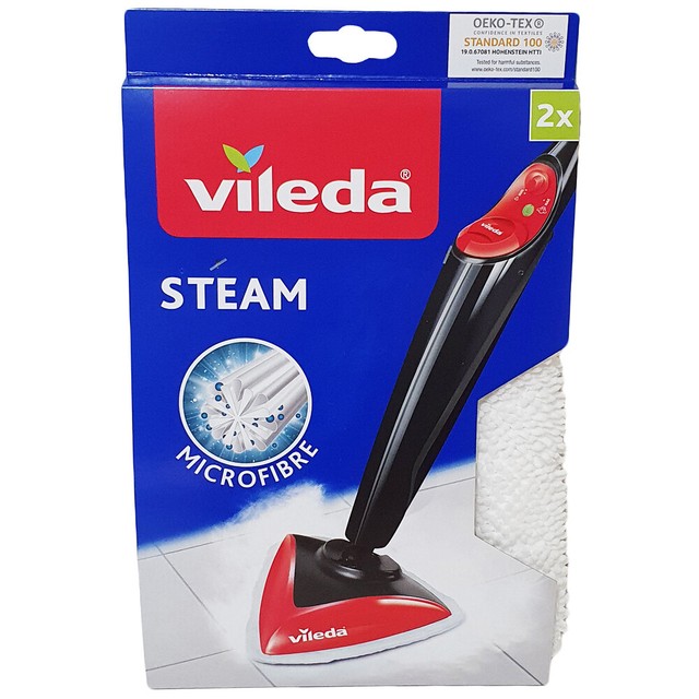 Vileda Steam MOP and 100 Degrees Celsius Hot Spray Replacement White for  sale online | eBay