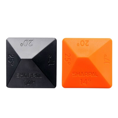 2X Knife Honing Angle Guide for Whetstone Sharpening Stone Guide(4 Fixed Angles)