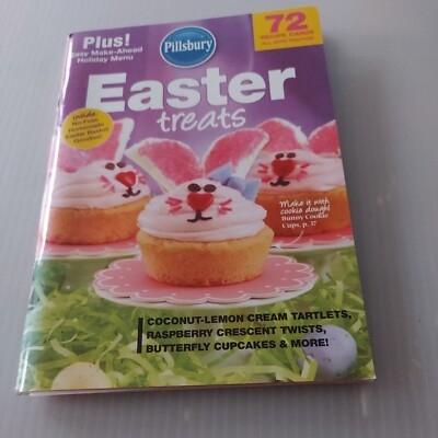 2013, Pillsbury Cookbook ''EASTER TREATS'' 72 Recipe Cards With Photos Booklet 