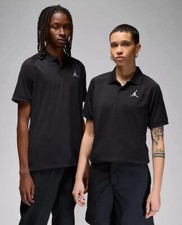 Nike Air Jordan Dri-Fit Golf Polo Shirt Black Mens Multi Sizes Dz0540-010