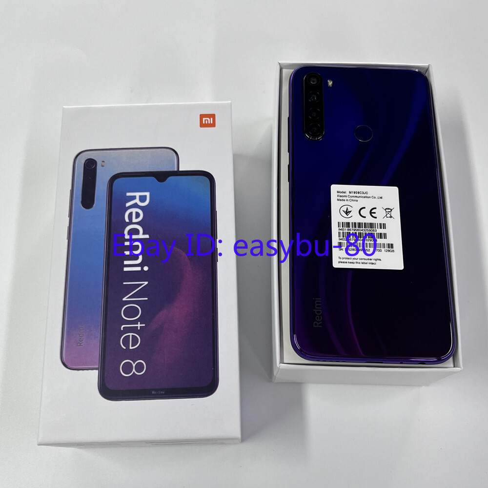Unlocked Xiaomi Redmi Note 8 4/64GB 6/128GB 6.3