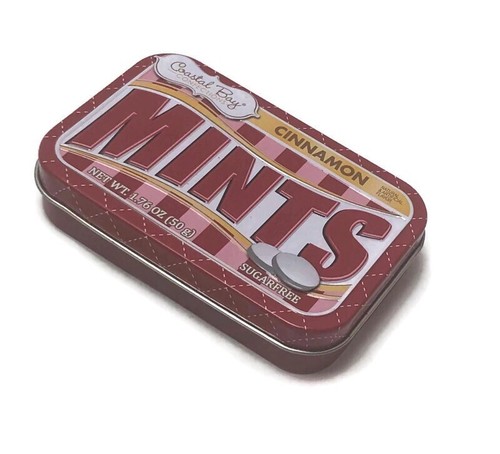 Coastal Bay Connections Sugar Free Mints Empty Small Metal Box With Lid A6 - Picture 4 of 11