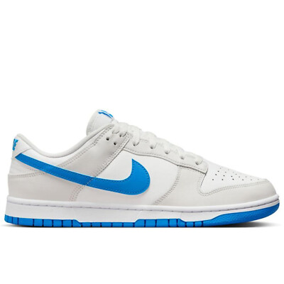 Nike Dunk Low Retro weiß blau DV0831-108 Sneaker Herren Unisex Gr. wählbar