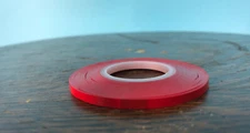 Burlington Recording Cassette Pro Audio 1/8" x 108' Red Tinted Splicing Tape