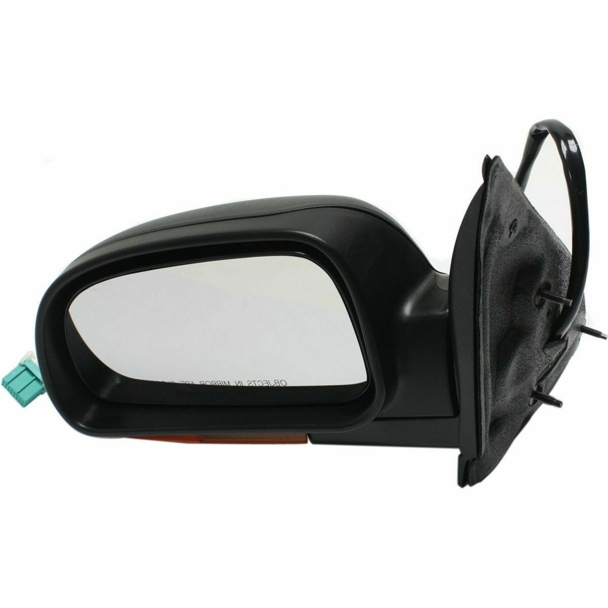 Driver Side Left Power Heated Mirror For 2013-2015 Chevrolet Malibu – Textured Black, Manual Fold, 22860542