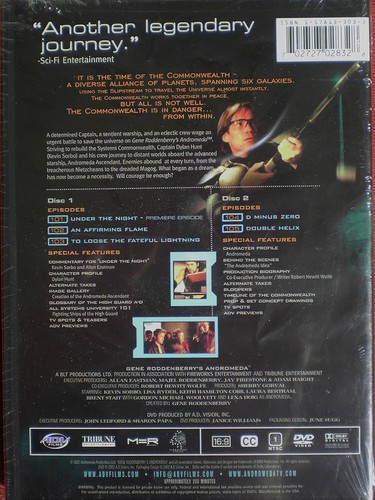 Andromeda Season 1 Collection 1 (Episode 101-105) (DVD) **BRAND NEW** - Picture 2 of 2