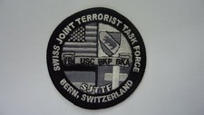 FBI Patch: SWISS JOINT TERRORISM TASK FORCE - Bern, Switzerland - Subdued #11