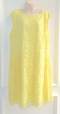 Lauren Ralph Lauren Sleeveless Lace Lined Sheath Dress, Yellow, 20W, NWT