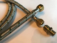 5Ft 3/8" Female Flare Propane Hose Extension, Flexible Gas Line