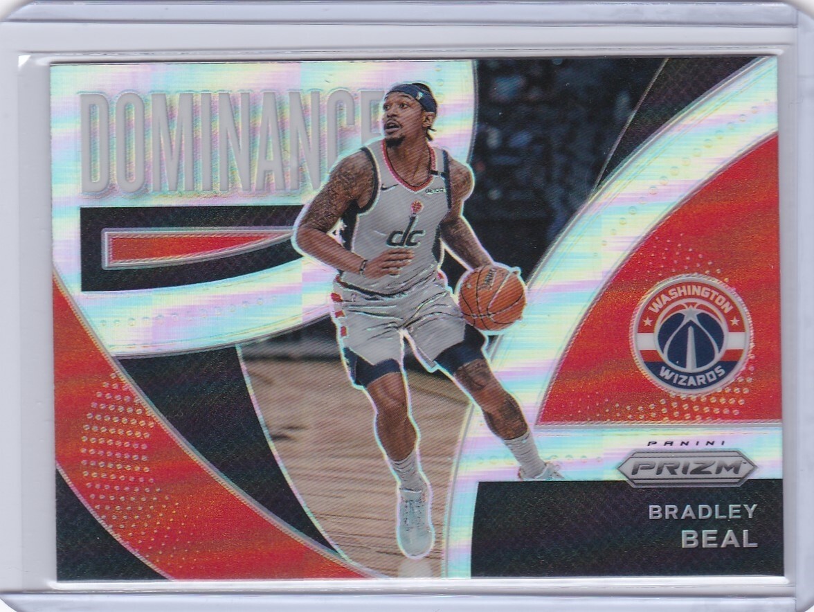 2021-22 Panini Prizm Dominance SILVER Bradley Beal Washington Wizards #13