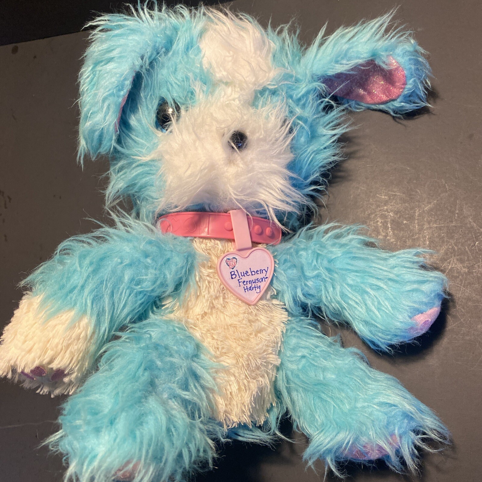 Little Live Pets Scruff A Luvs Plush Electronic Rescue Pet Blue DOG WORKS Read
