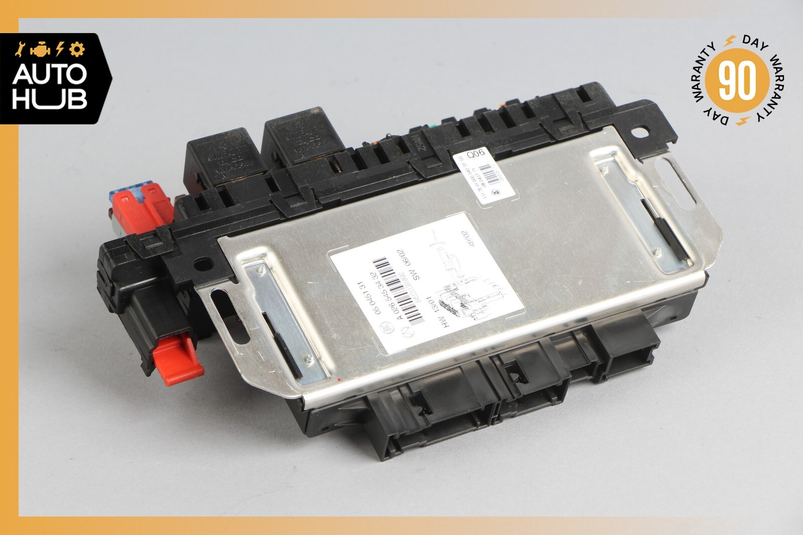 03-12 Mercedes R230 SL500 SL55 AMG SL550 Rear SAM Fuse Box Relay Module OEM