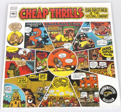 JANIS JOPLIN & BIG BROTHER & THE HOLDING COMPANY  Cheap Thrills  Ltd. Vinyl LP