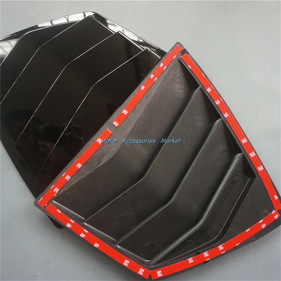 Nuevas persianas de ventana negras brillantes para Honda Accord 9º sedán 2013-2017 Foto 4 de 4